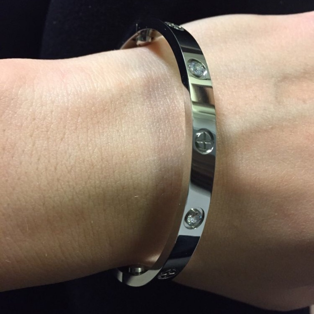 + rhinestone bracelet